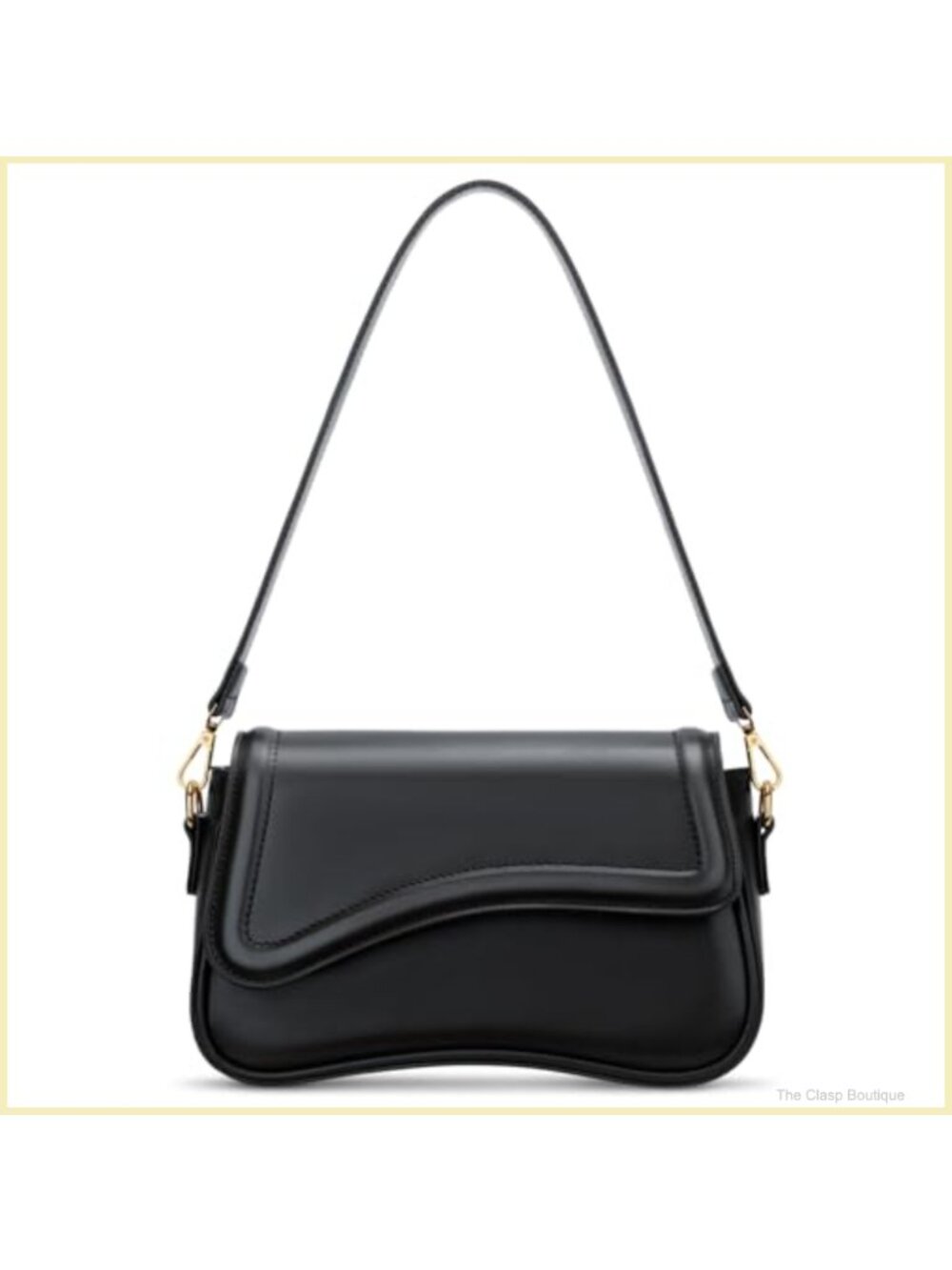 PU Leather Mini Hobo Shoulder Bag Detachable Chain Crossbody Purse